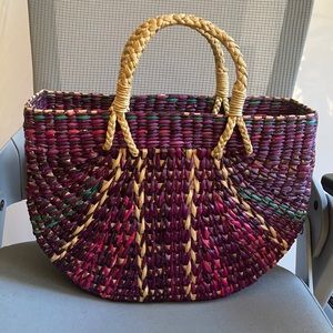 Anthropologie New Straw Bag